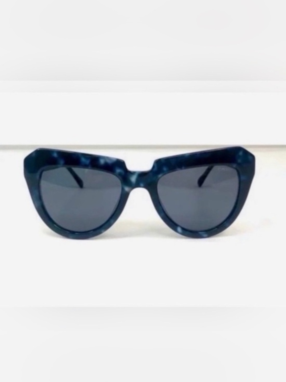 Women's Cat Eye Sunglasses  KOMONO Stella Dark Blue Tortoiseshell